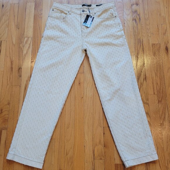 Jaded London Ecru Pulled SKATE FIT JEANS NWT - Picture 1 of 8
